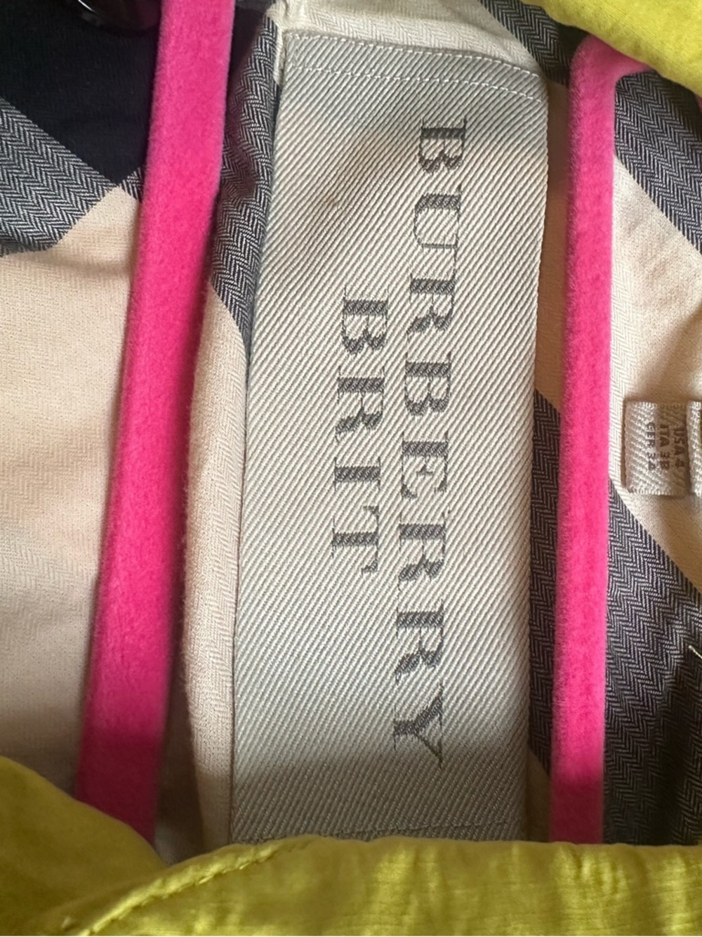 Burberry Brit Double-Breasted Belted Trench Coat in Olive - Picture 3 of 4